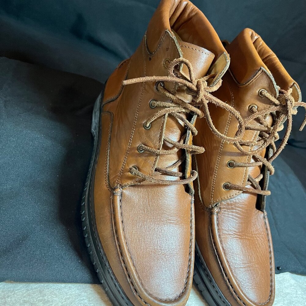 COACH | Vintage Tan Leather Boots| Wmns Sz 9.5 - Picture 4 of 12